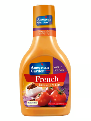 American Garden French Dressing - dairy free, artificial flavors free