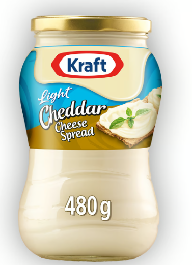 Kraft Light Cheddar Cheese Spread 480GM
