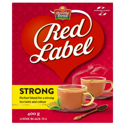 Brooke Bond Red Label Indian Loose Black Tea 400G