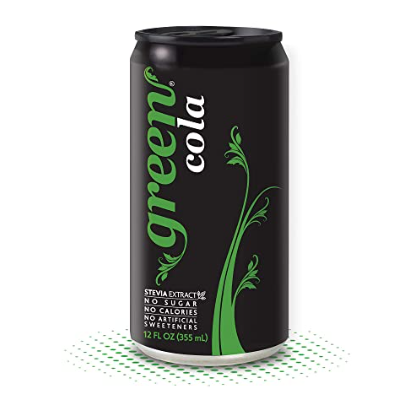 Green Cola Carbonated Drink - sugar free, preservatives free