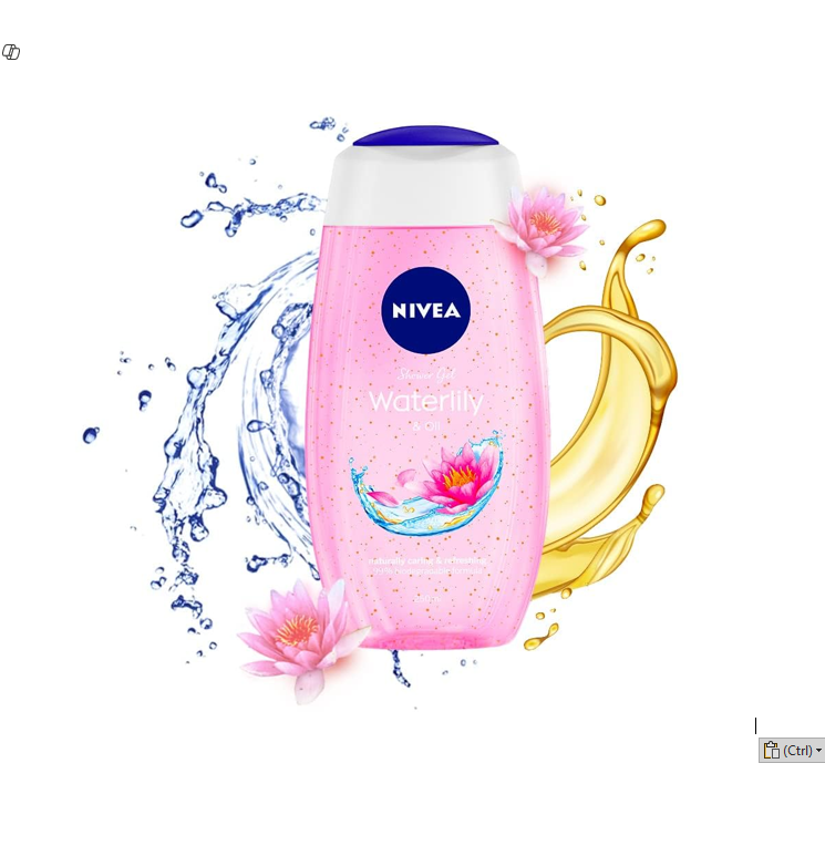 Nivea Refreshing Shower Gel Waterlily Scent with Oil