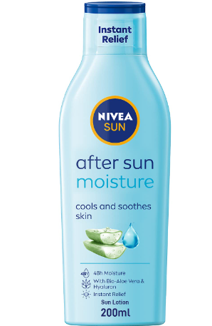 Nivea After Sun Moisturizing Lotion with Aloe Vera Extract & Avocado Oil 200ml