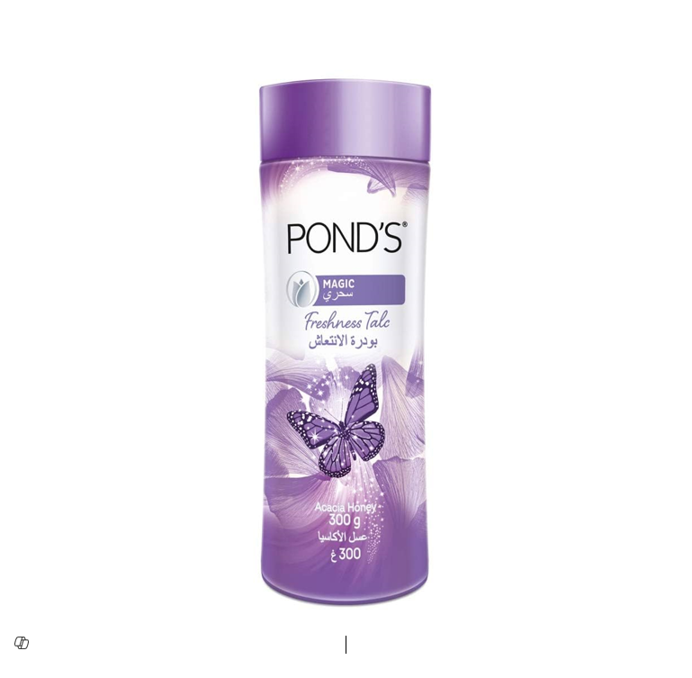 Pond's Magic Freshness Talc Powder Acacia Honey Scent