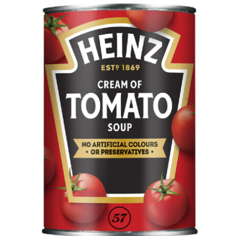 Heinz Cream of Tomato Soup - artificial preservatives free, artificial colors free 400g