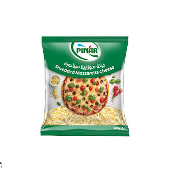 Pinar Shredded Mozzarella Cheese 200GM
