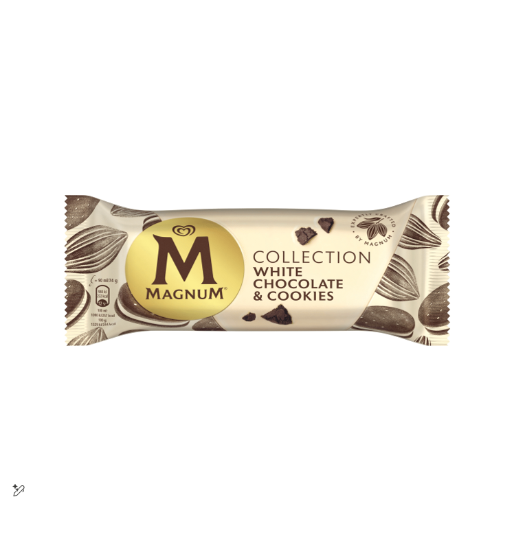 Magnum Cookie & White Chocolate Ice Cream Stick
