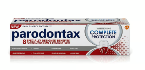 PARODONTAX TOOTHPASTE WHITENING COMPLETE PROTECTION 75ML