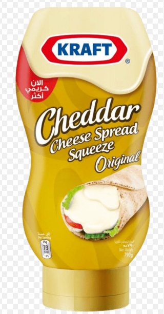 Kraft Original Squeeze Cheddar Cheese Spread 440GM