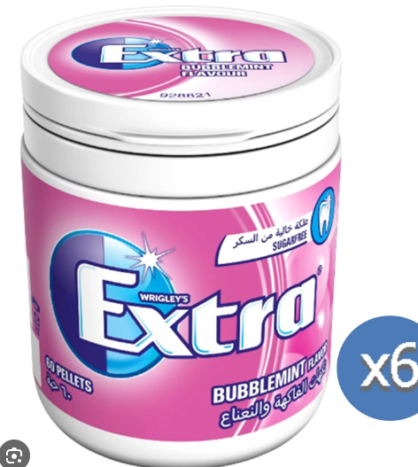 Extra Chewing Gum Bubblemint Flavor-6890