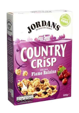 Jordans Country Crisp Cereal with Flame Raisins