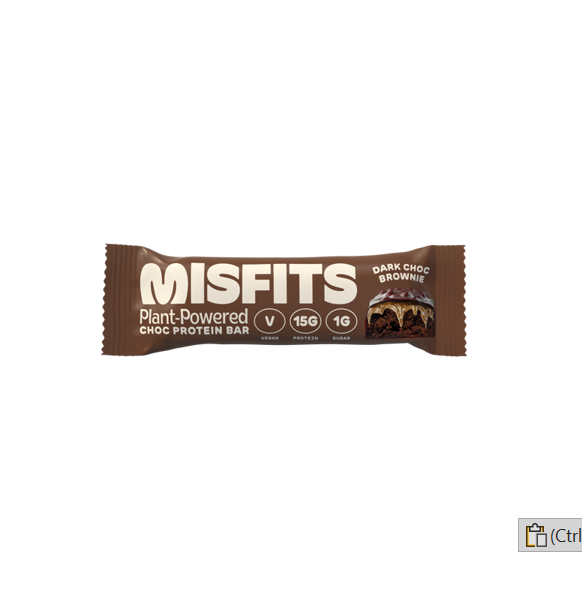MISFITS PLANT-POWERED DARK CHOCOLATE BROWNIE FLAVORED