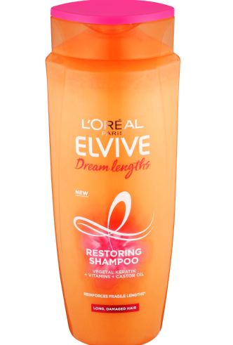 L'Oreal Elvive Dream Long Restoring Conditioner with Vegetal Keratin & Castor Oil for Long Damaged Hair360ML