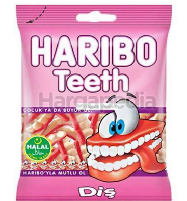 Haribo Teeth Gummies 80g