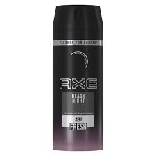 Axe Black Night 48h Deodorant Spray Cool Mint & Cedarwood Scent 150ml