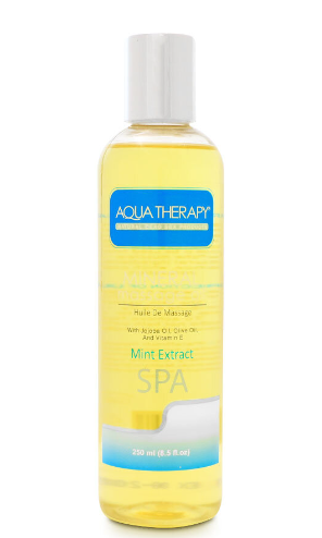 Aqua Therapy Massage Oil with Mint Extract, Vitamin E & Jojoba Oil - animal testing free