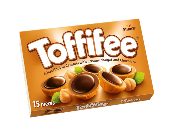 Toffifee Chocolate Bites with Hazelnut, Caramel & Nougat (15 Pieces) 125G
