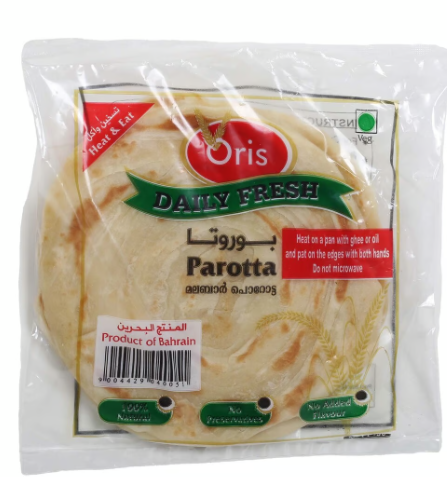 Oris Parotta - preservatives free, no added flavor, vegetarian