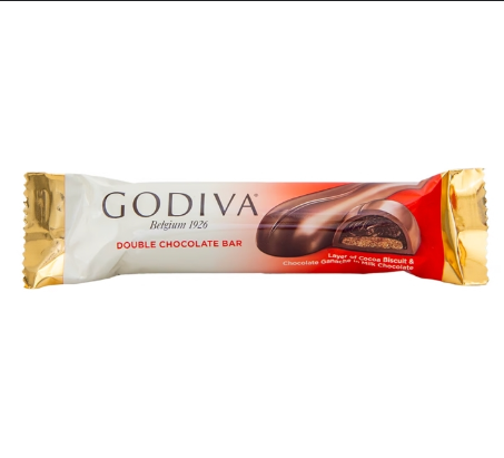 GODIVIA DOUBLE CHOCOLATE BAR 35GM