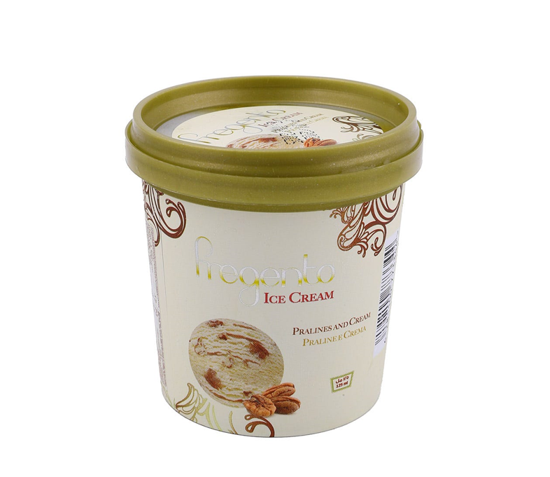 FREGENTO PRALINES & CREAM ICE CREAM 