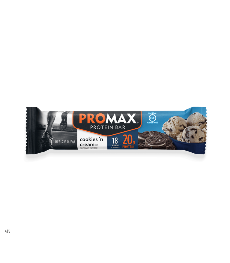 PROMAX PROTEIN BAR COOKIES N CREAM
