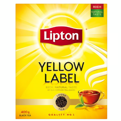 LIPTON YELLOW LABEL LOOSE TEA 400gm
