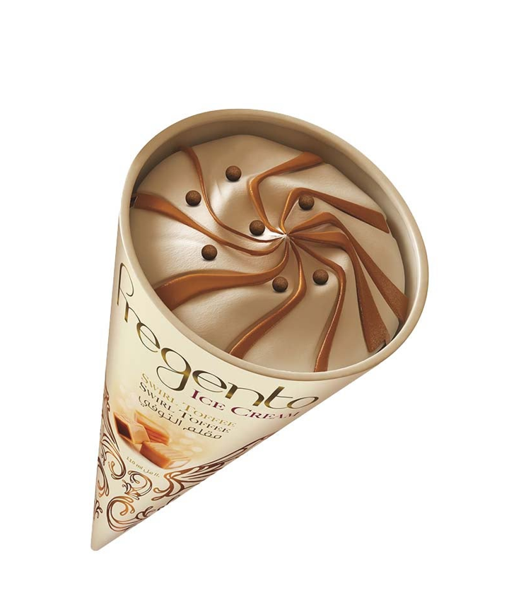 Fregento Swirl Toffee Cone