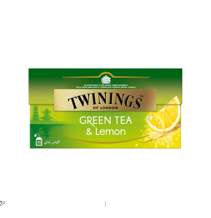 Twinings Green Tea & Lemon 25Bags
