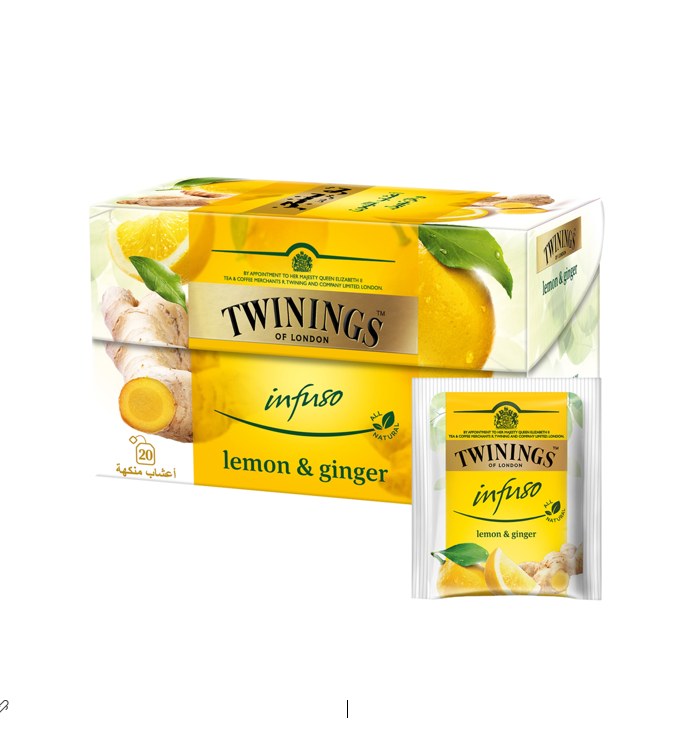Twinings Lemon & Ginger 20Tea Bags