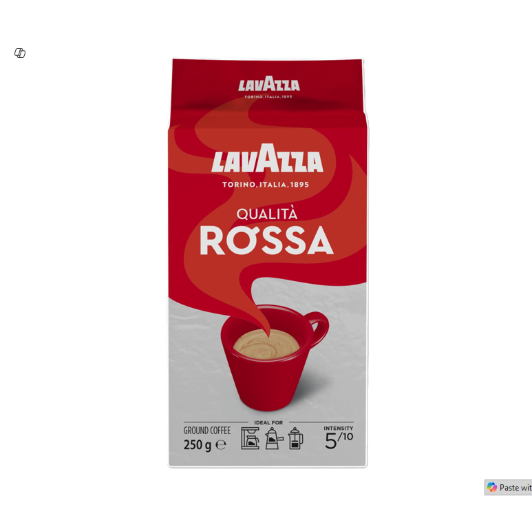 Lavazza Qualita Italian Rossa Ground Coffee 250G