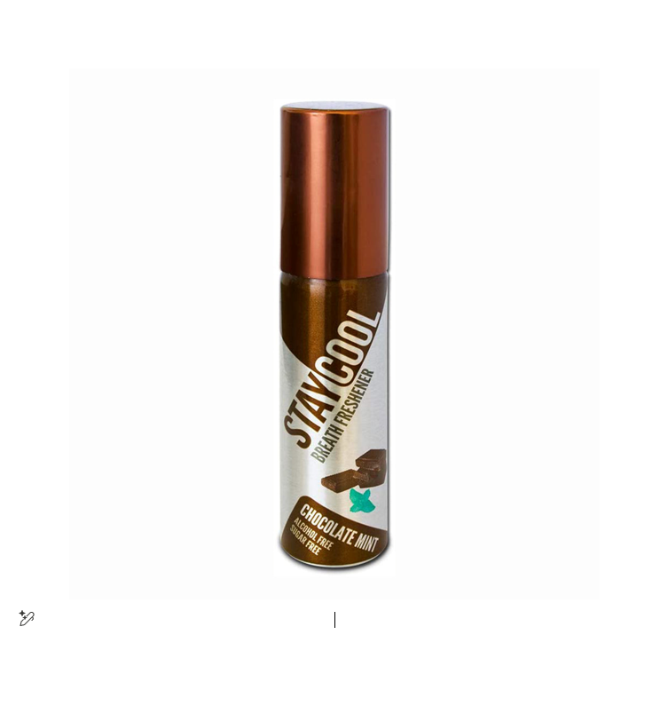 Stay Cool Mouth Freshener Chocolate Mint - alcohol free, sugar free, aerosol free