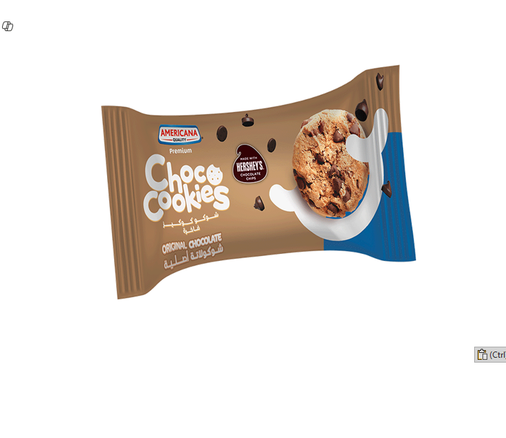 americana choco cookies chocoolate chips