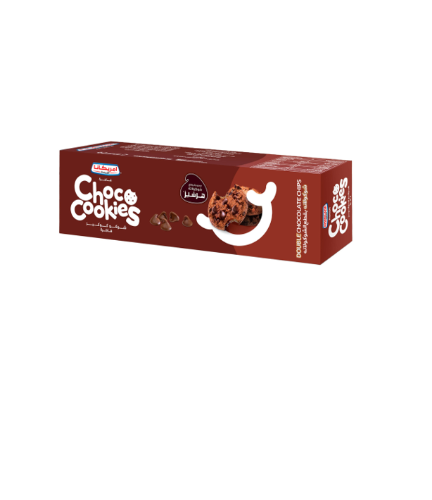 americana choco cookies double chocolate chips