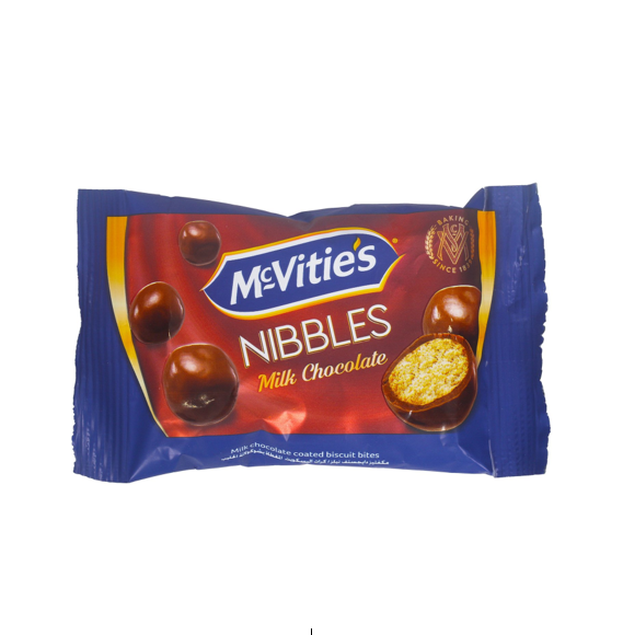 Mcvities Nibbles Milk Chocolate 37g
