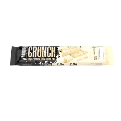 warrior crunch white chocolate 64g
