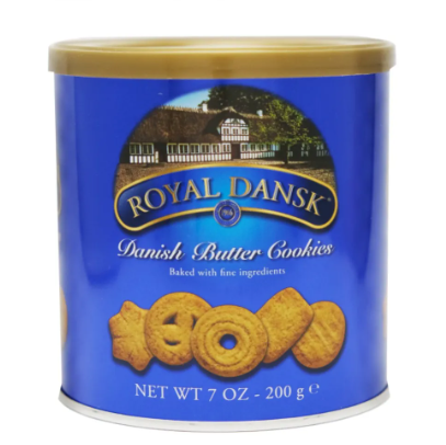 R.D Danish Butter Cookies Mini Can 200g