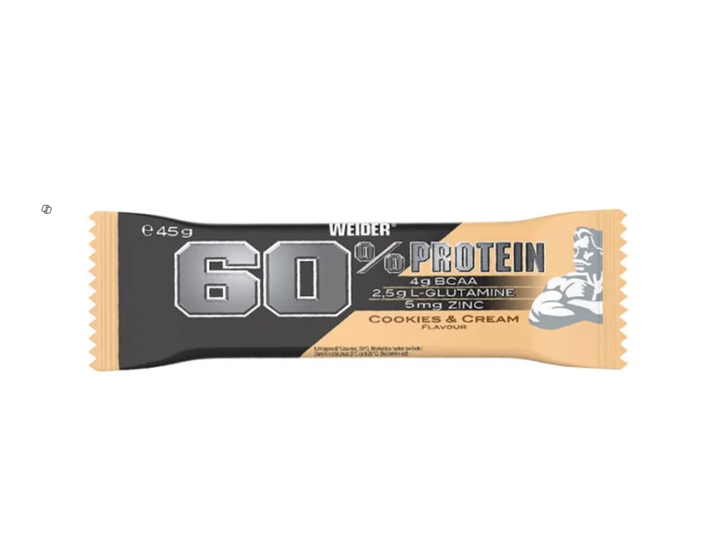 Weider 60% protein cookies & cream 45gm