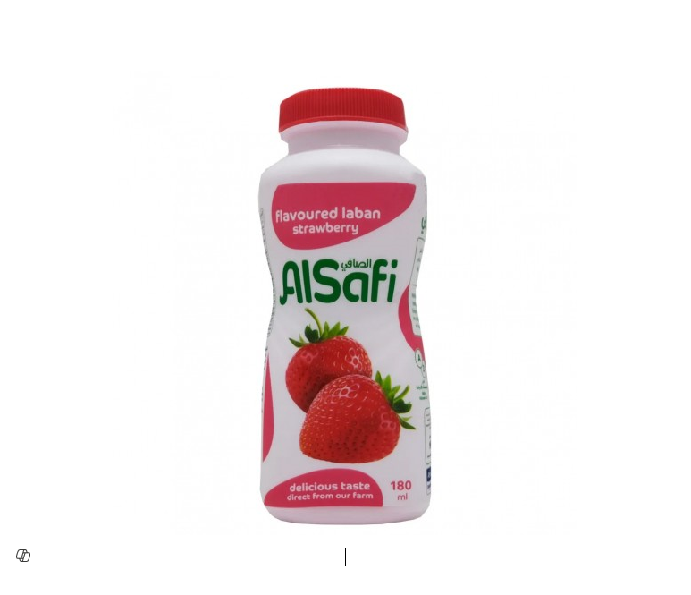 AL SAFI LABAN STRAWBERRY 180ML