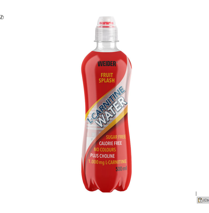 weider fruit splash l-carnitine water