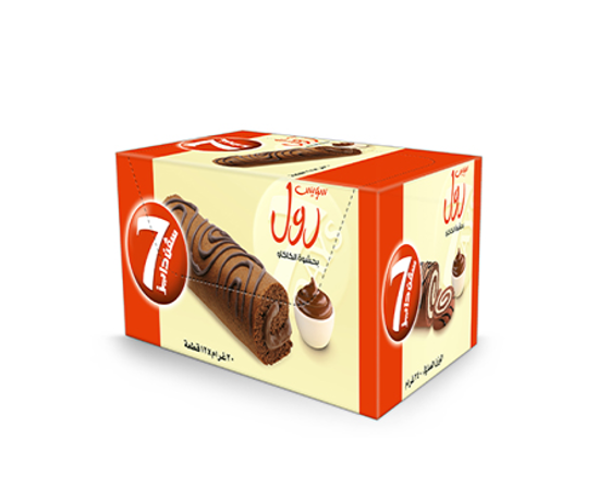 7d swiss roll chocolate 330g 