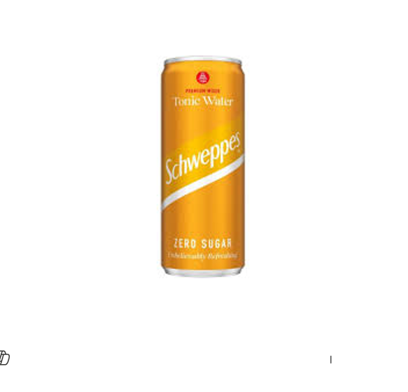 SCHWEPPES TONIC WATER ZERO SUGAR 250ML