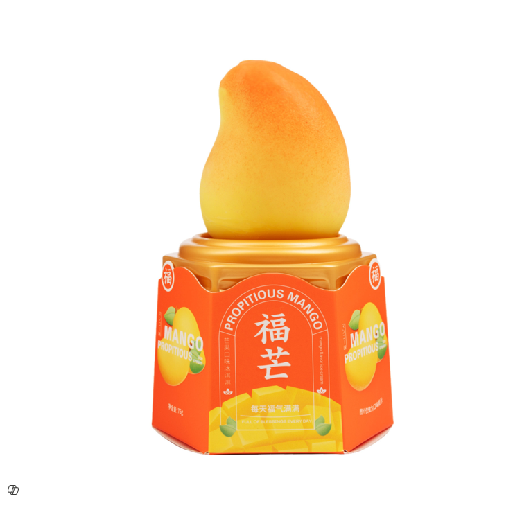 FRUKTI FULL OF HAPPINESS MANGO ICE CREAM