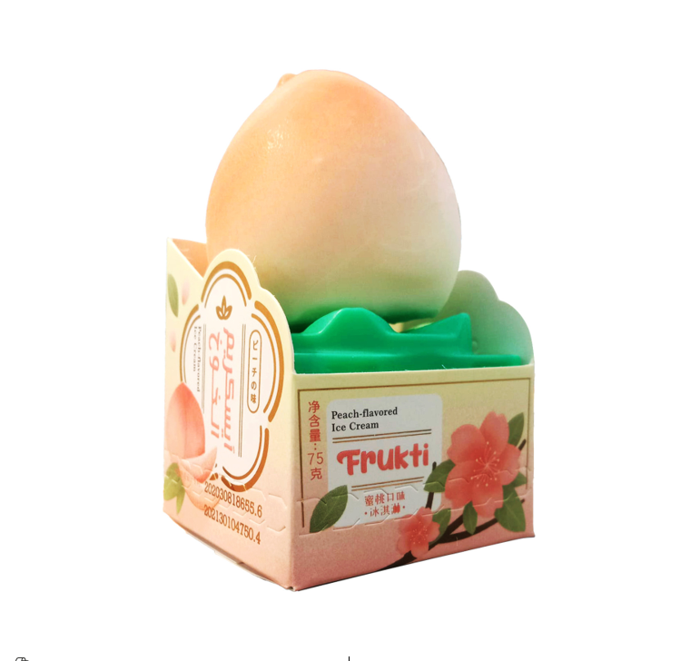 FRUKTI PEACH ICE CREAM