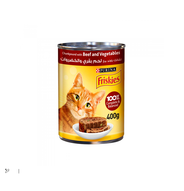 FRISKIES CAT BEEF AND VEGETABLES 400GM