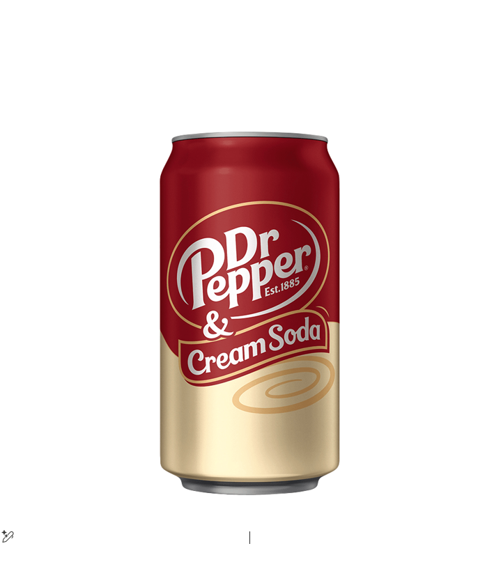 DR. PEPPER & CREAM SODA 355ML