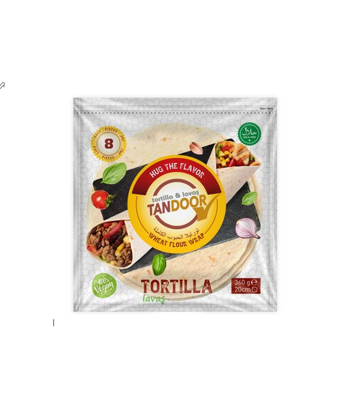 TANDOOR TORTILLA WRAP 20cm