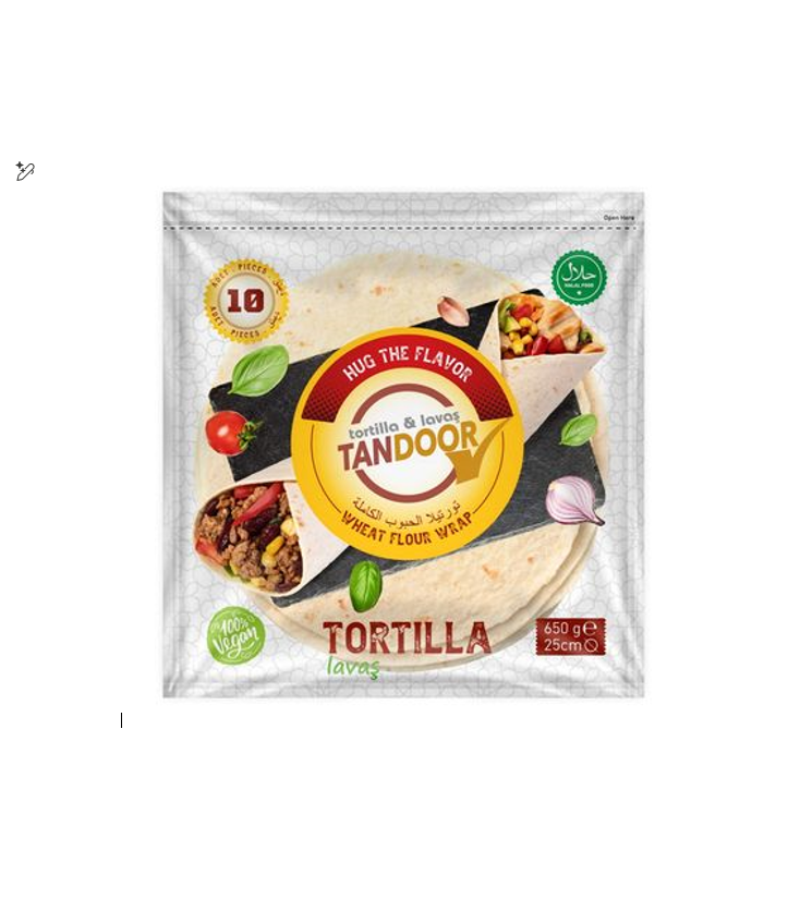 TANDOOR TORTILLA WRAP 25cm