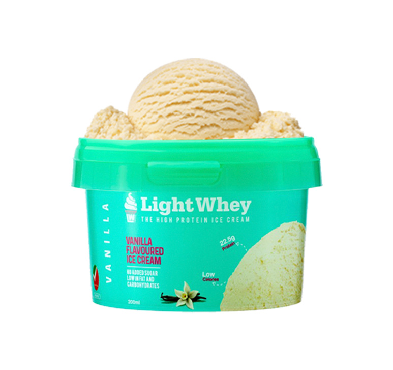 LIGHT WHEY VANILLA ICE CREAM 200ml