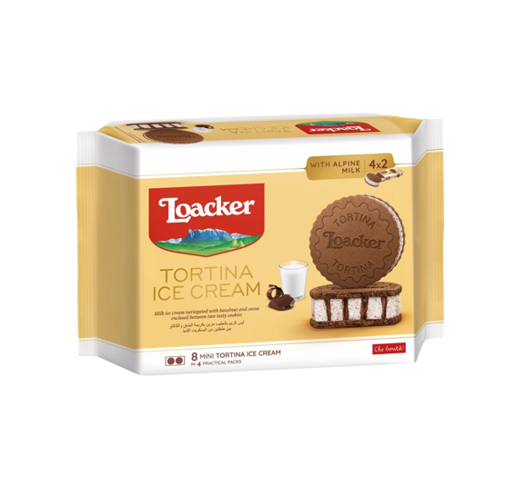 loacker tortina ice cream 8 tortina 240g 