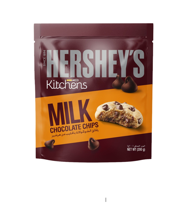 HERSHEYS KITCHENS MILK CHOCOLATE CHIPS 425GM