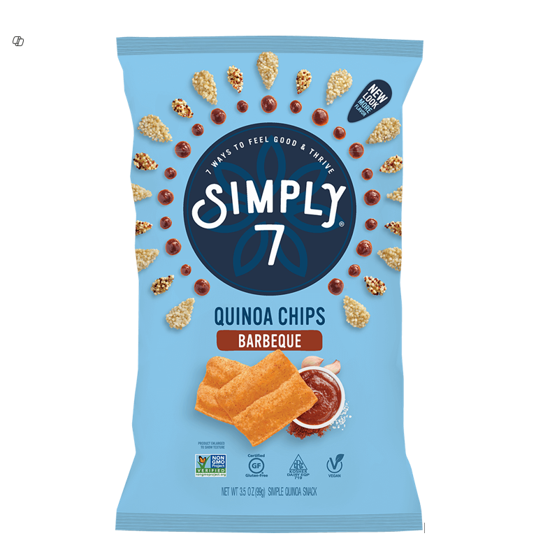 SIMPLY 7 CHIPS QUINOA BBQ 130GM